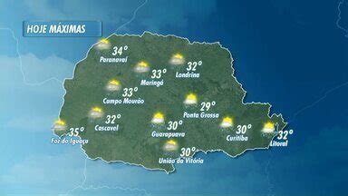 Meio Dia Paran Curitiba Fim De Semana Ter Tempo Inst Vel E Calor