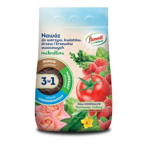 FLOROVIT Nawóz do warzyw i krzewów owocowych 5 kg Florovit Mikroflora