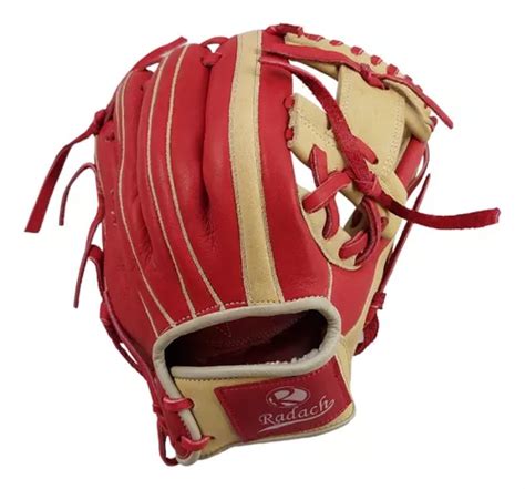 Guante De B Isbol Radach Pro Cuadro In Rojo Bone