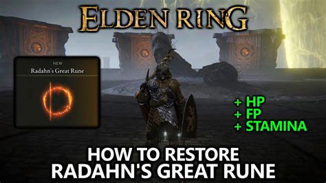 Elden Ring Radahn S Great Rune How To Restore At Caelid Divine