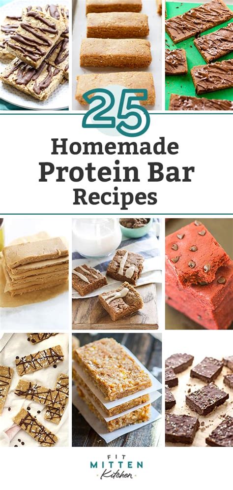 25 Homemade Protein Bar Recipes • Fit Mitten Kitchen