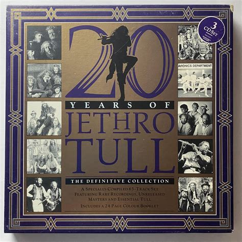 Jethro Tull 20 Years Of Jethro Tull 3 Cd Box Set 1988