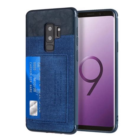 For Samsung Galaxy S9 Case Samsung S9 Plus Back Cover Silicone Edge Fabric Coque For Galaxy S9