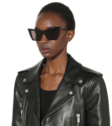 Cat Eye Sonnenbrille Sl 372 In Schwarz Saint Laurent Mytheresa