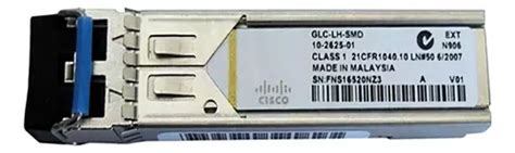 Módulo Cisco Glc Lh Smd Transceptor Sfp 1000base Lx Lh Mercadolivre