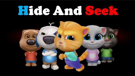 Hide And Seek Funny My Talking Tom Friends Youtube