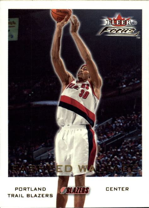 Fleer Focus Rasheed Wallace Ebay