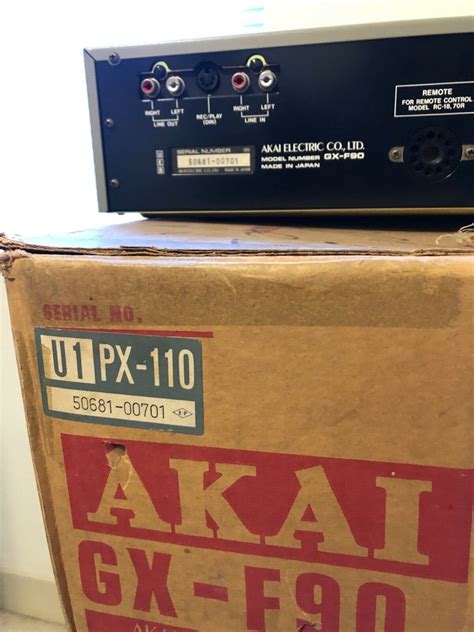 Akai Gx F Stereo Cassette Deck W Original Box Ebay