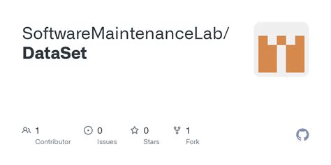 GitHub - SoftwareMaintenanceLab/DataSet
