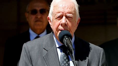 Traurige Diagnose Ex Us Pr Sident Jimmy Carter Hat Krebs