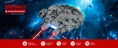 Amazon BRIKSMAX Led Lighting Kit For Lego 75375 Millennium Falcon