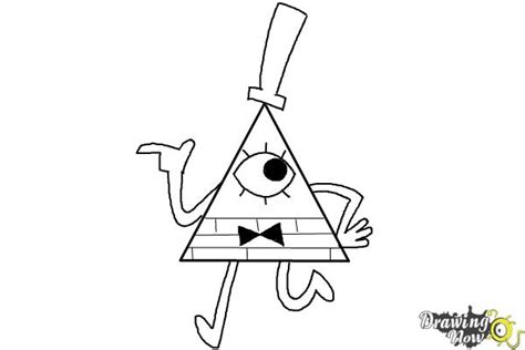 How To Draw Bill Cipher From Gravity Falls Drawingnow