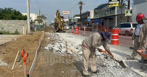 Hoy Tamaulipas Atiende Comapa Sur Importante Obra En La Avenida Monterrey