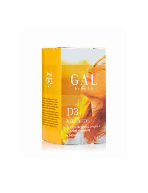 GAL D3 vitamin cseppek Prevenció Patika