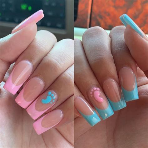 Gender Reveal Nail Ideas Stunning Designs To Celebrate