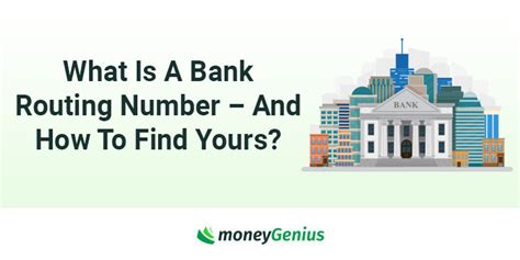 What Is A Bank Routing Number – And How To Find Yours? | moneyGenius