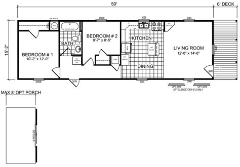 1 Bedroom Mobile Homes Floor Plans - House Decor Concept Ideas