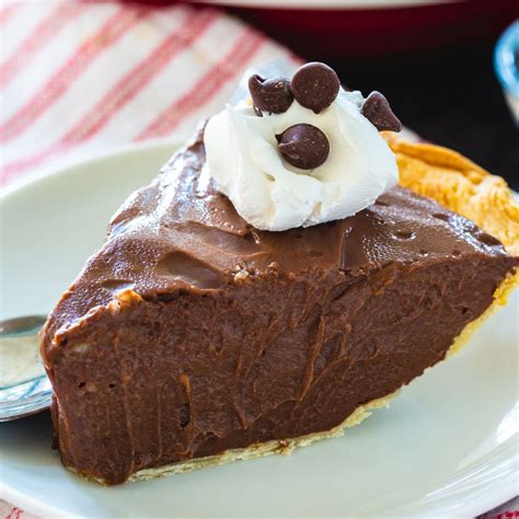 Dark Chocolate Pie - Spicy Southern Kitchen