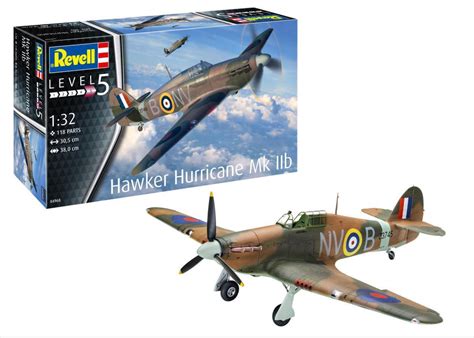 Revell Hawker Hurricane Mk Iib Model Kit Rv