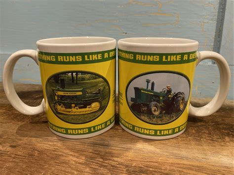 John Deere Collector Series Tractor Coffee Mugs Lot