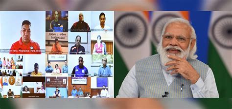 PM Interacts With The Indian Para Athlete Contingent For Tokyo 2020