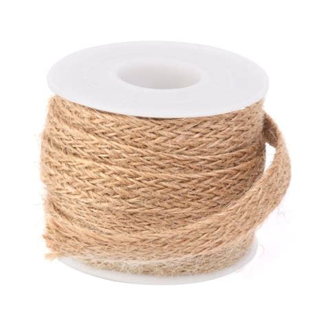 Durable Braided Craft Ribbon Gift Wrapping Burlap Ribbons Jute Burlap