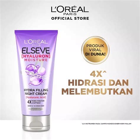 Jual Lor Al Paris Elseve Hyaluron Moisture Hydra Filling Night Cream