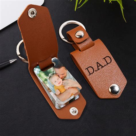 Custom First Fathers Day Ts Personalized Fathers Day Keychain