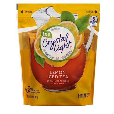 Crystal Light - Lemon Tea- 4.26 oz. Pouch 16 count. - SNSGIFTS4ALL