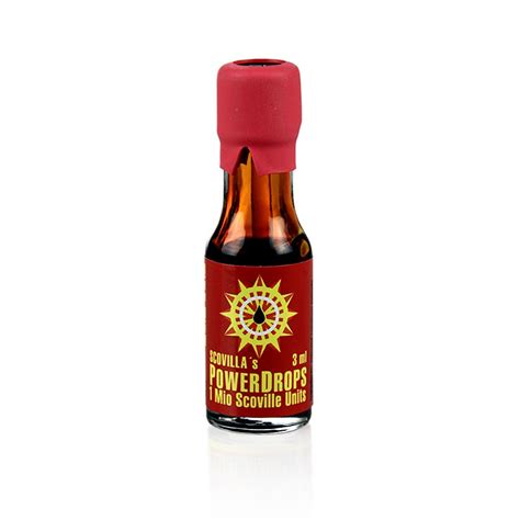 Scovilla, Power Drops, with dosing stick, 1 million Scoville, 3 ml ...