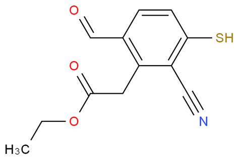 Cyano Formyl Mercaptophenyl Acetic Acid Ethyl Ester