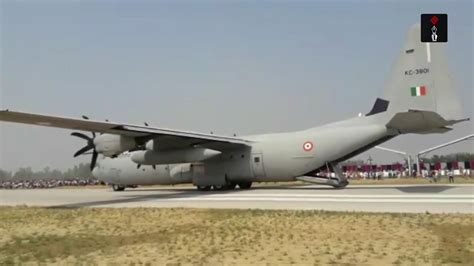 Iaf Jets Carrying Out Emergency Landing Drill Youtube