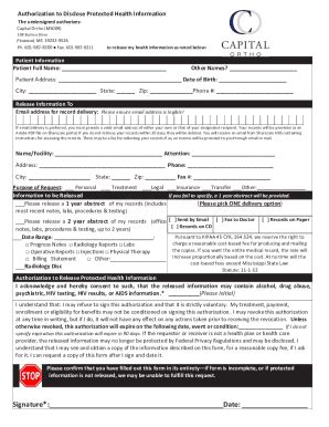 Fillable Online Medical Record Release Form Buffalo Fax Email Print