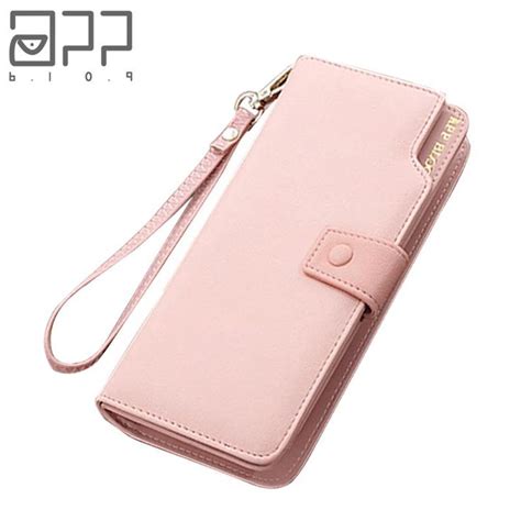 Get This Supper Stylish Long PU Leather Purse With Strap Features