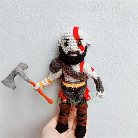 Custom Kratos God Of War Crochet Doll Ghost Of Sparta Plush Etsy México