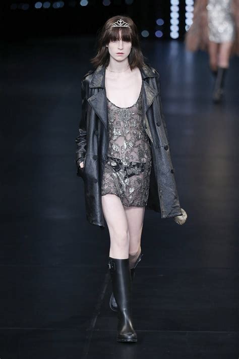 Saint Laurent Ready To Wear Fashion Show Collection Spring Summer 2016