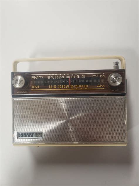 Vintage General Electric Solid State Power AM FM Portable Untested EBay