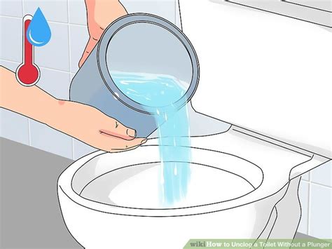 3 Ways To Unclog A Toilet Without A Plunger Wikihow