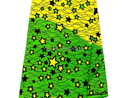 Ankara Fabric Stars African Fabric Fabric From Ghana African Print Fabric African Cloth