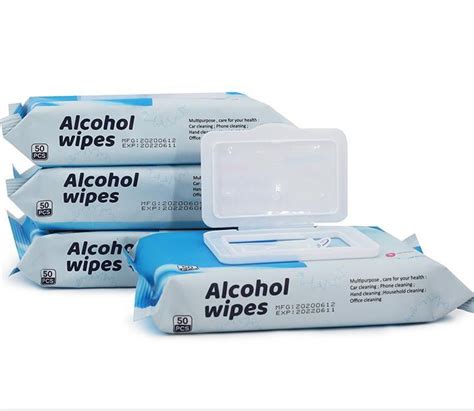 Sanitizing Cleaning 75 Alcohol Wet Wipes Disposable Disinfecting Antibacterial Disinfectant Wet