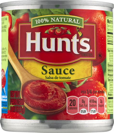 Hunts Tomato Paste Can Sizes