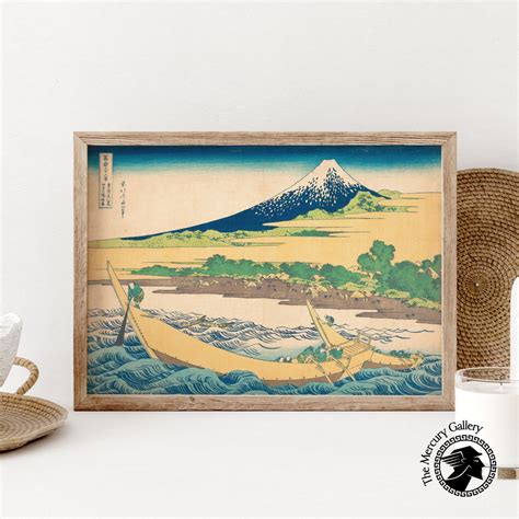 Hokusai Art Print, Views of Mount Fuji, Japan Wall Art, Hokusai Wall ...