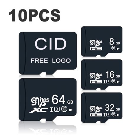 10PCS CID GPS 8GB 16GB 32GB 64GB TF SD Card Memory Card Modification