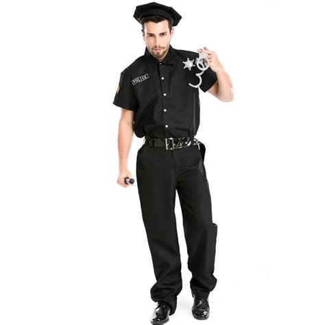 Popular Mens Police Costumes Buy Cheap Mens Police Costumes Lots From China Mens Police Costumes