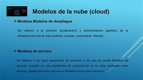 Arquitectura De La Nube Modelos De Servicio Y Despliegue Ppt