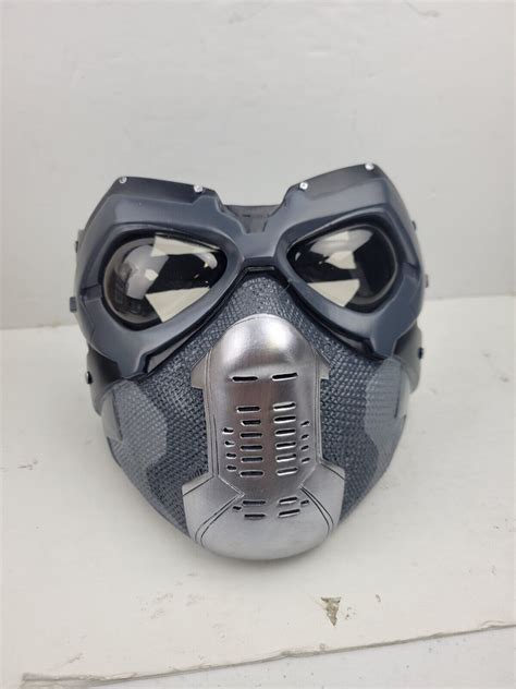 Bucky Barnes Winter Solider Mask Cosplay Halloween Ma Gem