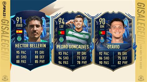 FIFA 23 Liga NOS TOTS Otavio Objective Moments Bellerin SBC Are