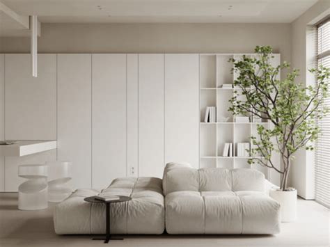 A Beautifully Minimal One Bedroom Apartment With Floor Plan