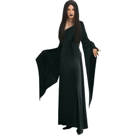 D Guisement Femme Morticia Addams Noire Taille Location Et Vente