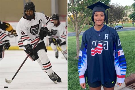 Laila Edwards Black Woman Plays For US National Hockey Team For The